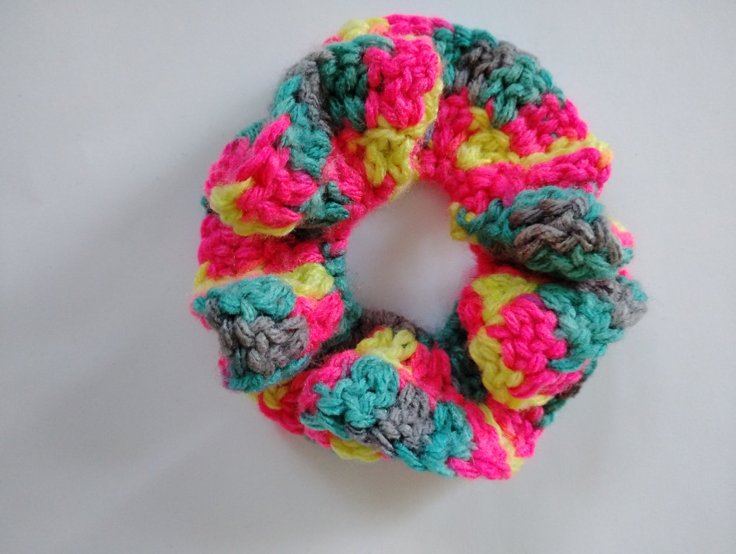 Electric Bloom Scrunchie