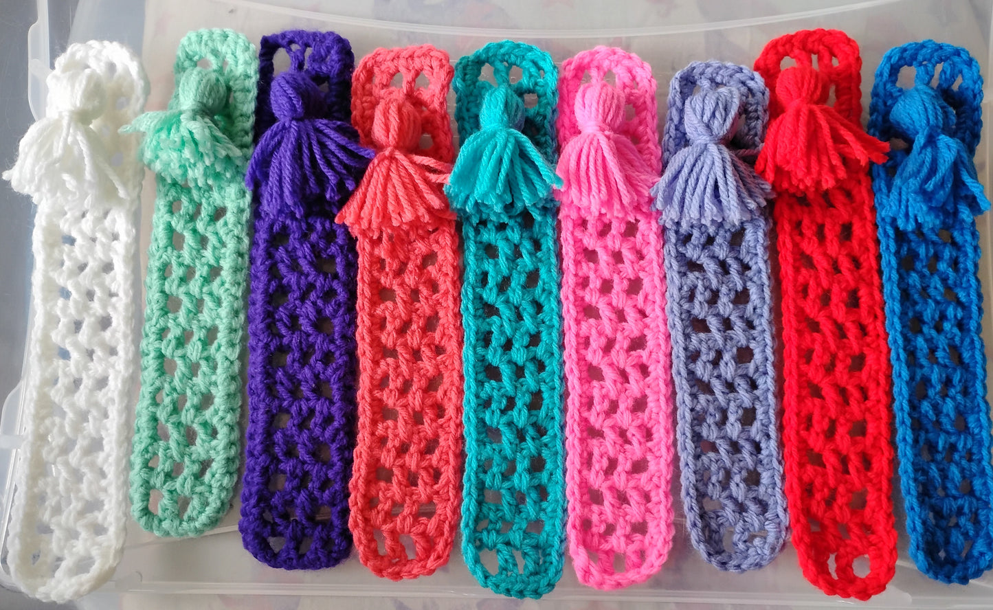 Cozy Tassel Bookmarks – Set of 9