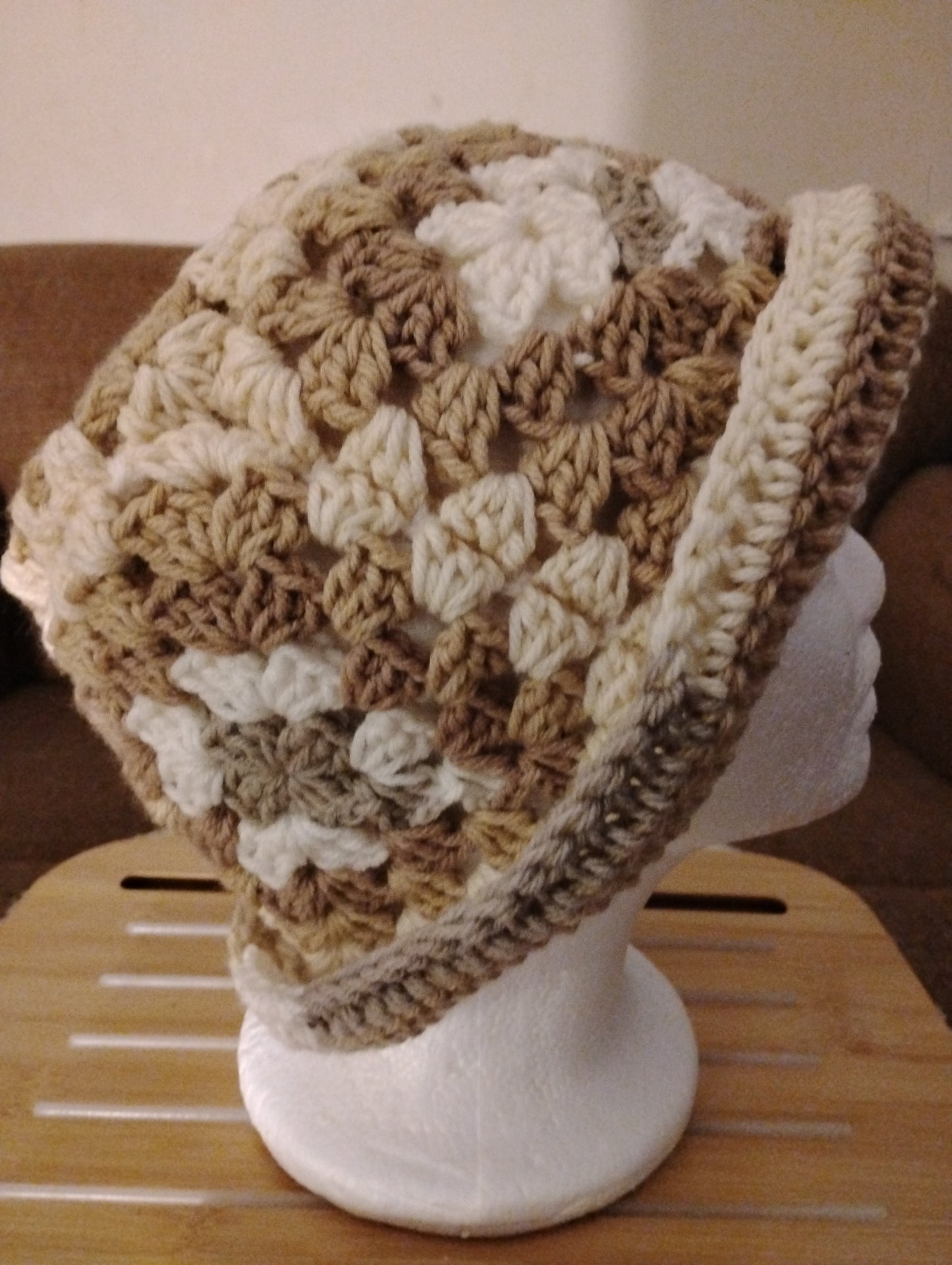 Rooted & Ready Beanie – Handmade Granny Square Hat