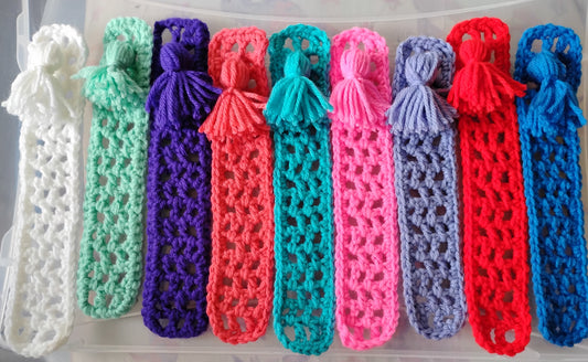 Cozy Tassel Bookmarks – Set of 9